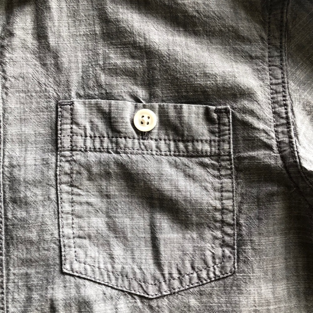 Cherokee gray button down - Picture 2 of 3
